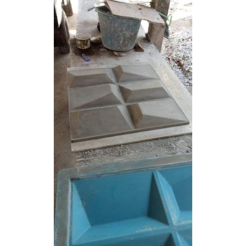 Wall panel ornamen 3D beton