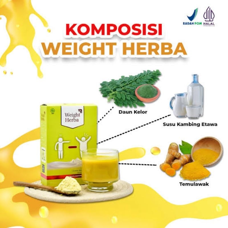 

Weight Herba Susu Penambah Berat Badan Original Tanpa Gula isi 200 gram