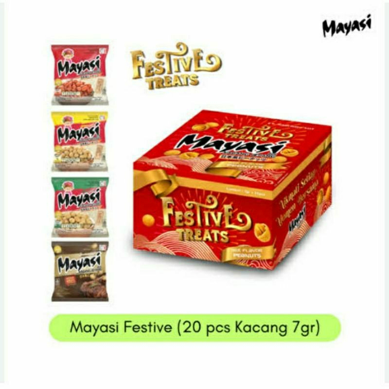 

mayasi festive treats kaleng satu karton isi 6 pcs