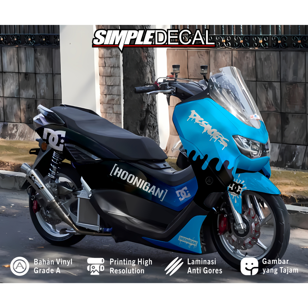 decal stiker nmax fullbody new motif DC stiker nmax new decal custom