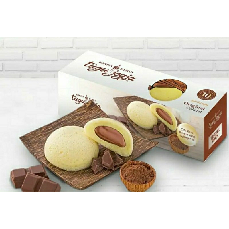 

Bakpia Kukus Tugu Jogja Original Coklat Travel Pack isi 10