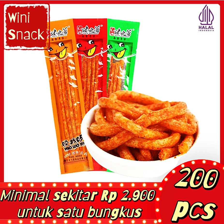 

【HALAL】【harga grosir】WEIZHILEI Long latiao Makanan vegetarian favorit remaja Makanan vegetarian yang dibungkus secara individual