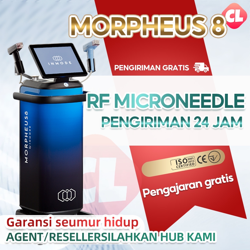 Morpheus 8 RF Microneedling Anti-Penuaan alat wajah Perawatan Wajah Microneedling dengan Radiofrekue