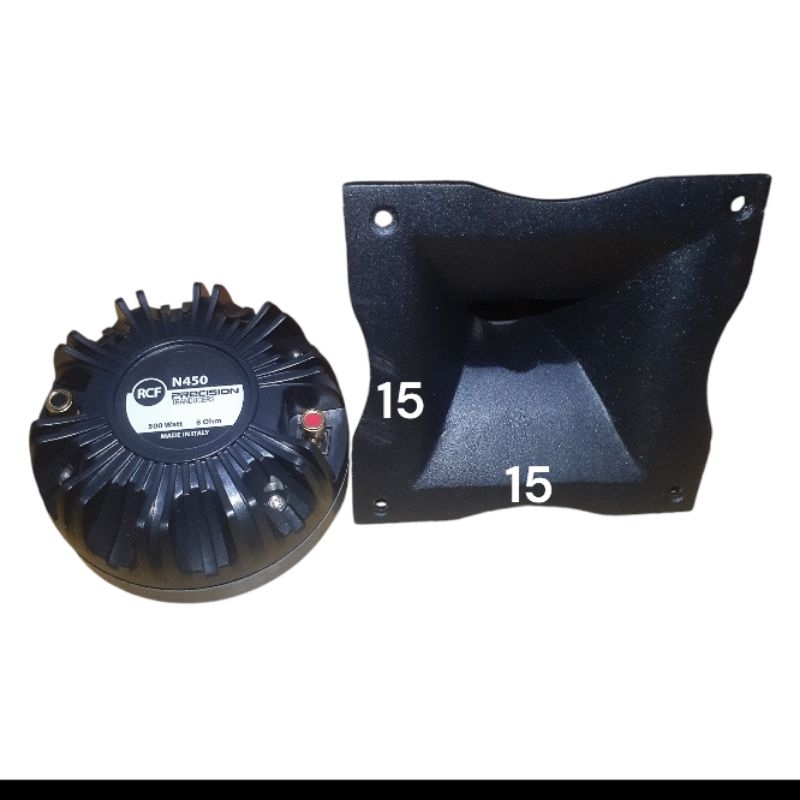 Tweeter RCF N450 Plus Corong Besi Ukuran 15x15