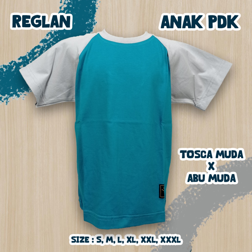 Latopia_ S-Xxxl Kaos Polos Reglan Couple Tunik Muslimah Tosca Abu/Seragam