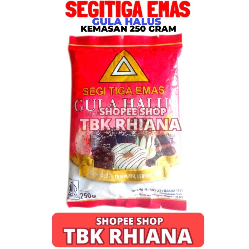 

Segitiga Emas Gula Halus 250gr