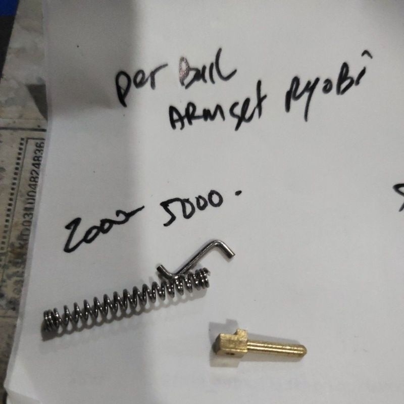 per bail arm set untuk reel merk ryobi sesuai gambar yang cocok saja