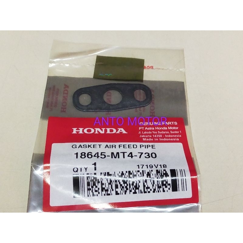 PAKING EU 2 GASKET AIR FEED PIPE SUPRA X 125 KARBU ASLI HONDA AHM