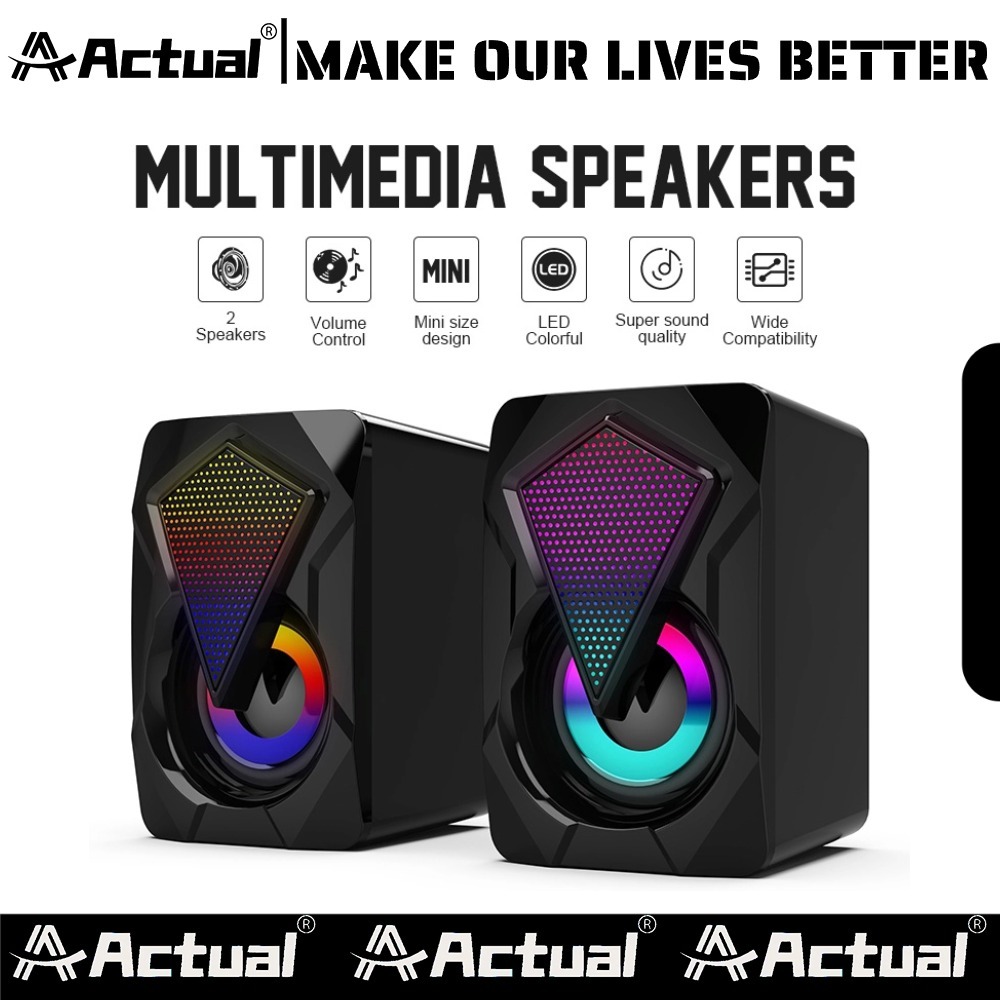 MINI DIGITAL SPEAKER Gaming Speaker Laptop/PC/Gaming Soundbar Surround Sound Super Powerful Bass Gam