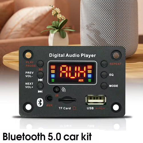 Kit Modul MP3 Bluetooth Wireless Player 5.0 Module Audio Speaker Decoder Board Slot/USB /FM Remote L