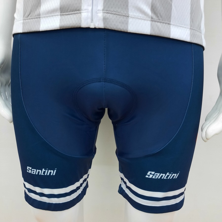 CUCI GUDANG BAJU SEPEDA PRIA JERSEY IMPORT SETELAN SET CELANA TREK PUTIH PADDING