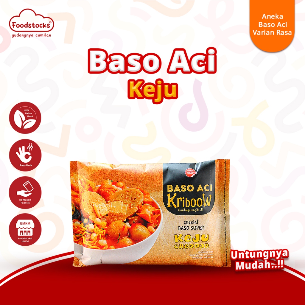 

Baso Aci Kriboow Special Keju Selera Martini
