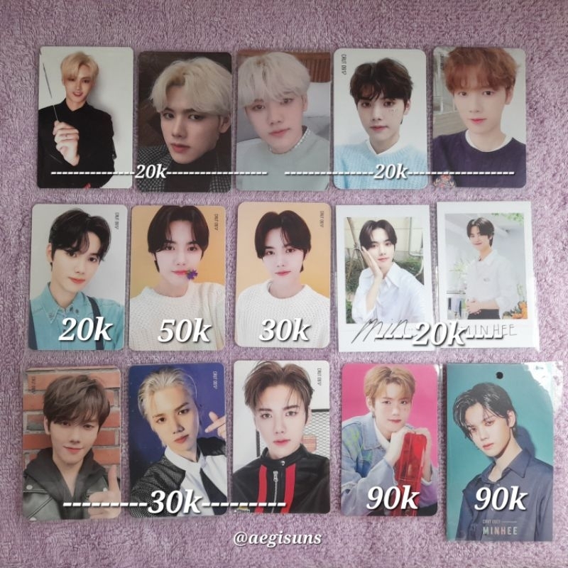 MINHEE CRAVITY PHOTOCARD Album Fankit SSQ Benefit