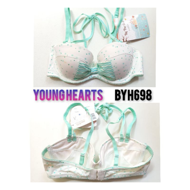 BYH698 bra half cup younghearts 32B