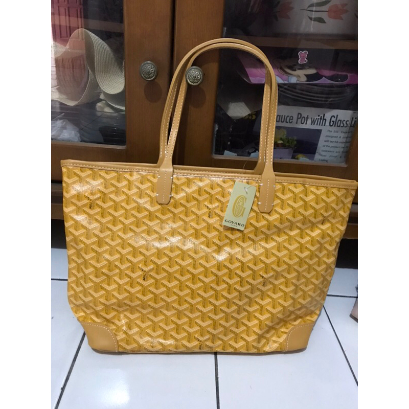 totebag goyard yellow mirror artois new