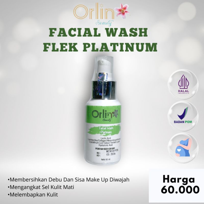 FACIAL WASH FLEK ORLIN BEAUTY/CUCI MUKA FLEK ORLIN BEAUTY