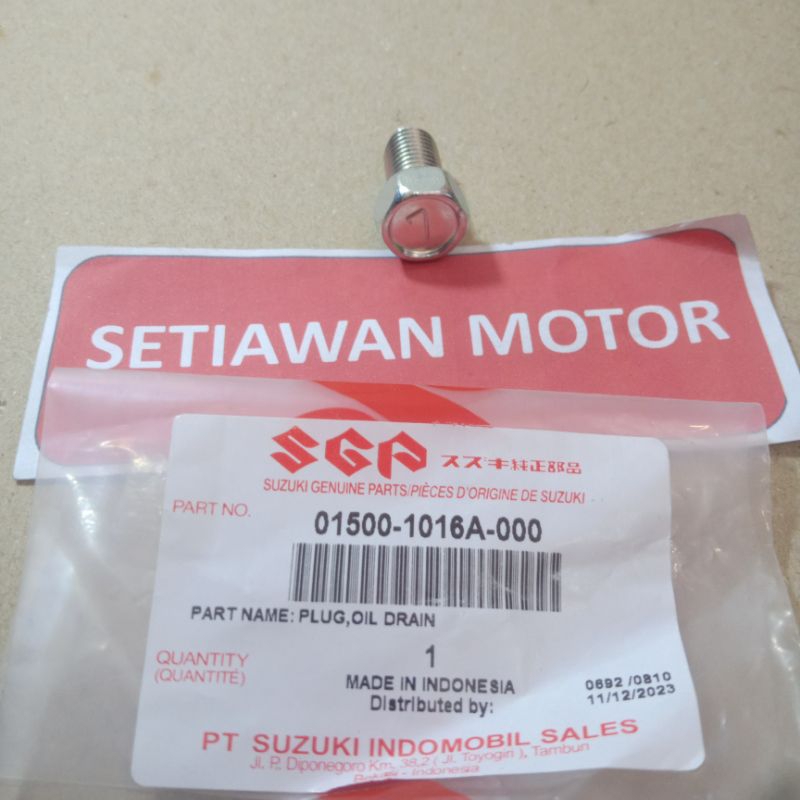 BAUT TAP OLI BAWAH SHOGUN 110, SMASH NEW, AXELO, SHOGUN 125 SP FL RR NR ORISINIL SUZUKI