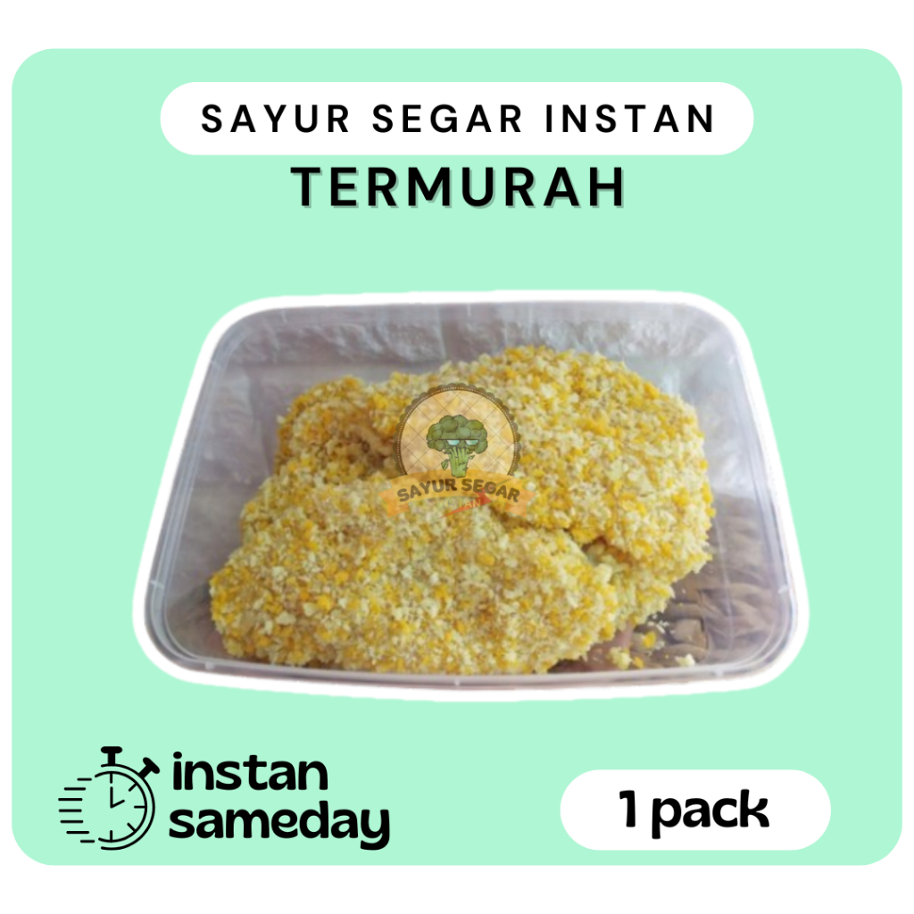 

Chicken Katsu 1pack( -+ 250gram ) - Sayur Segar Instan