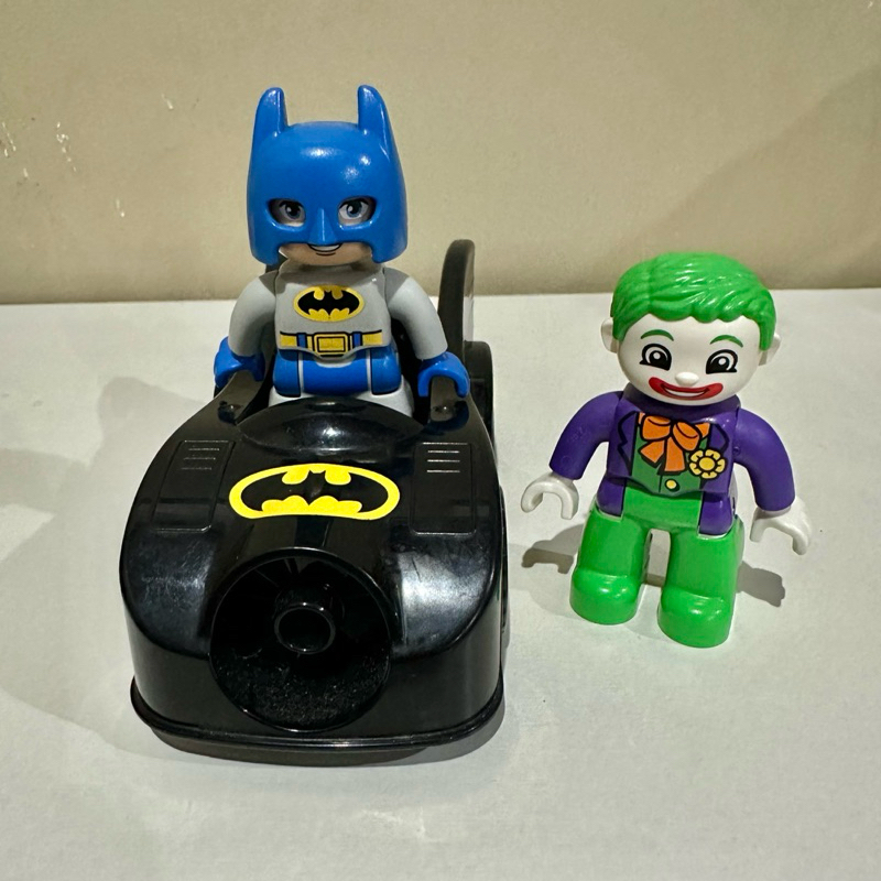 Figur Lego Duplo Set Mobil Batman dan Joker - Original