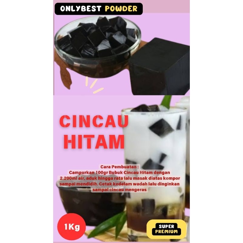 

Bubuk Cincau Hitam 1kg 22Ltr MURAH Super Premium Onlybest Powder / Cincau Bubuk / Bubuk Cincau 1kg / Cincau Hitam