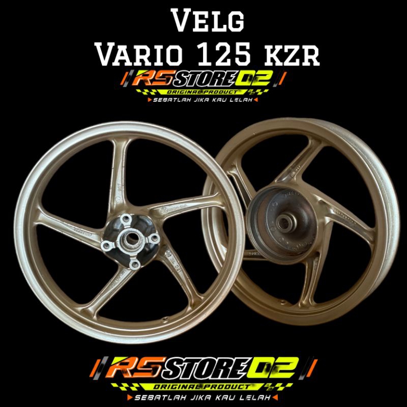 Velg Racing Vario 125 Old KZR / Vario Tachno 125 Original AHM Warna Gold
