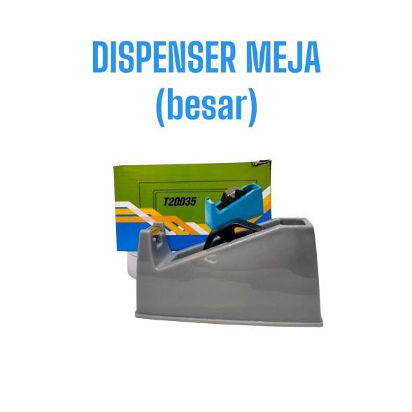 

DISPENSER SELOTIP | DISPENSER TAPE MEJA UKURAN BESAR