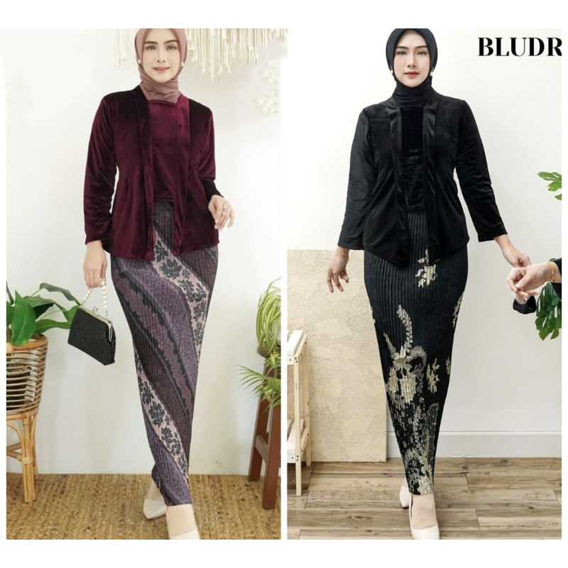 Kebaya Kutu Baru Bludru atasan WANITA