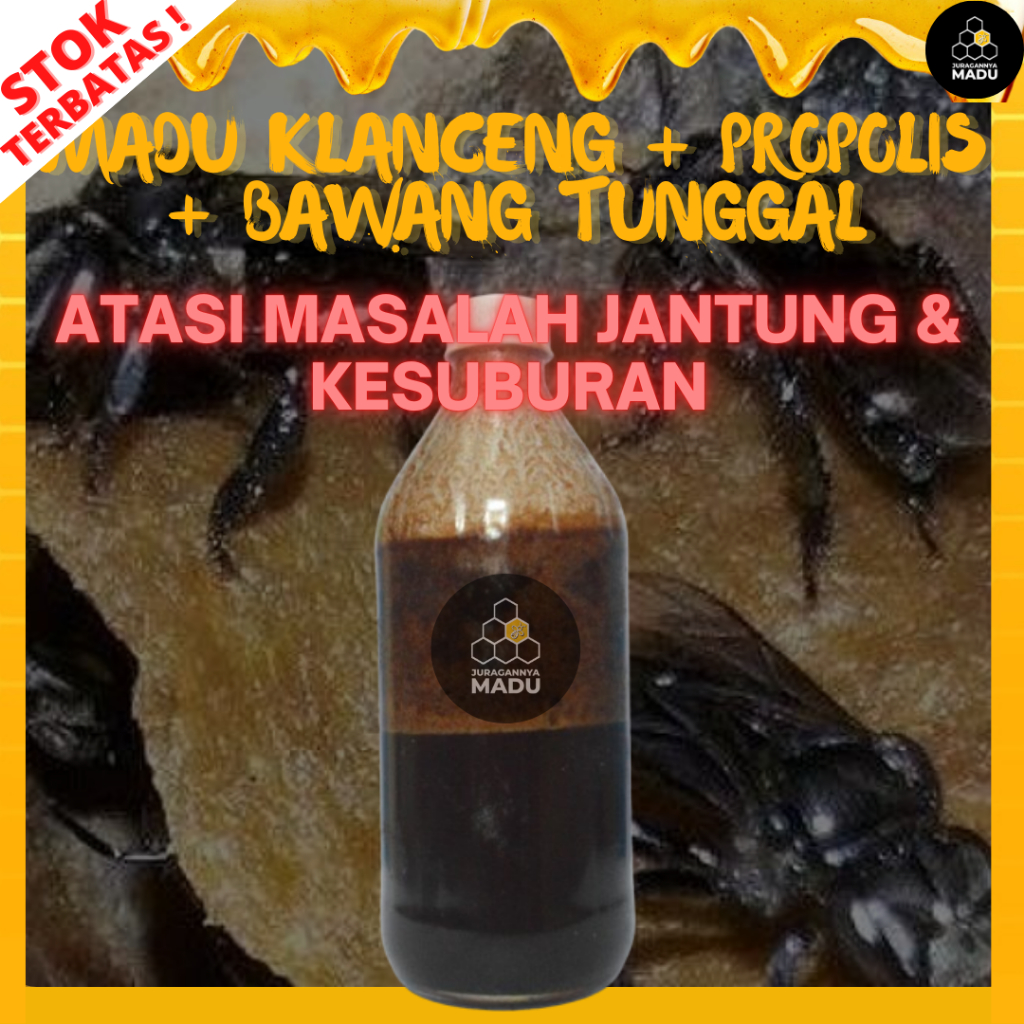 

MADU KLANCENG EKSTRA PROPOLIS DAN BAWANG TUNGGAL ATASI MASALAH JANTUNG DAN KESUBURAN 500GR
