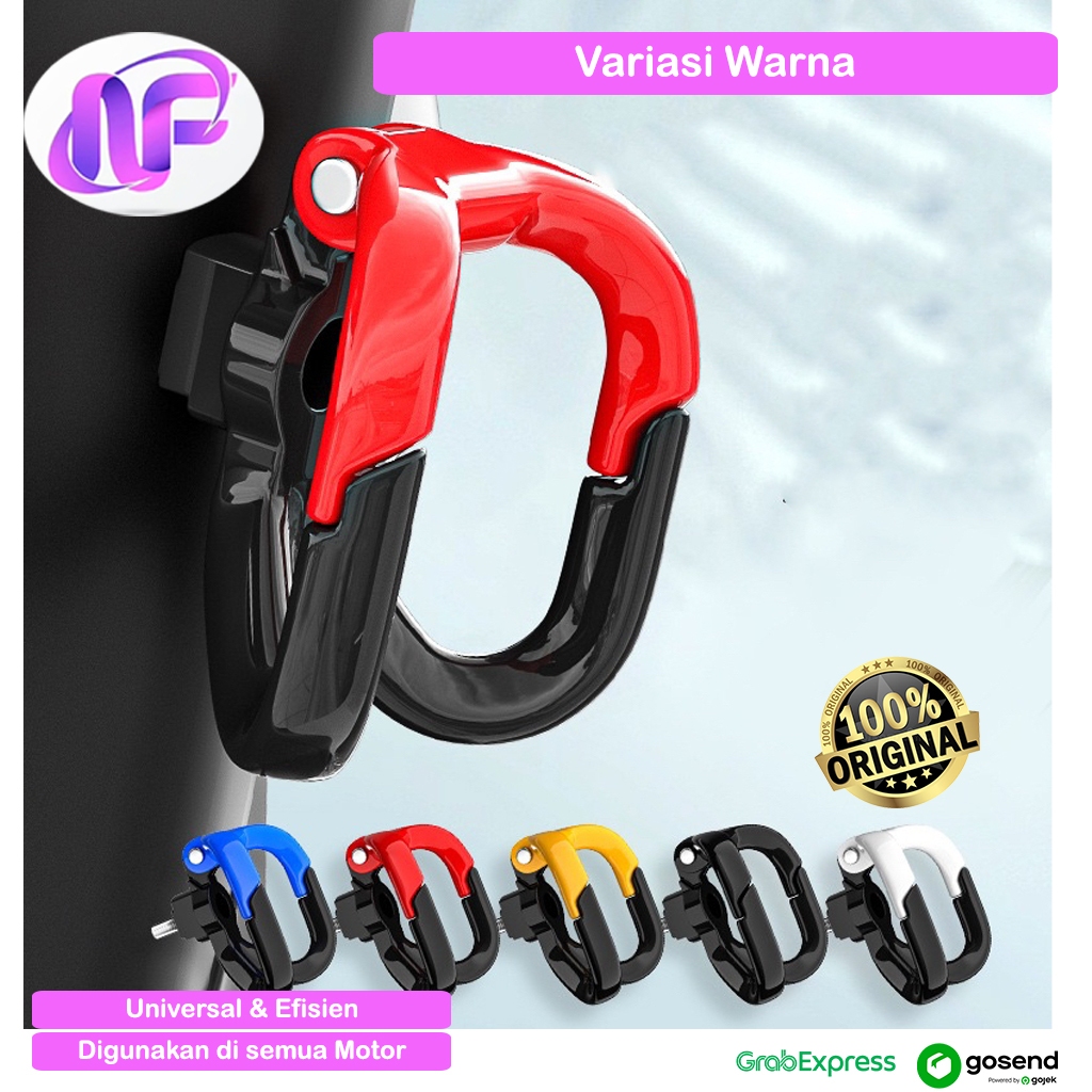 Gantungan Barang Motor Matic Cantolan Pengait Hook 2 Cabang Cantolan Helm Tas Plastik Barang Super K