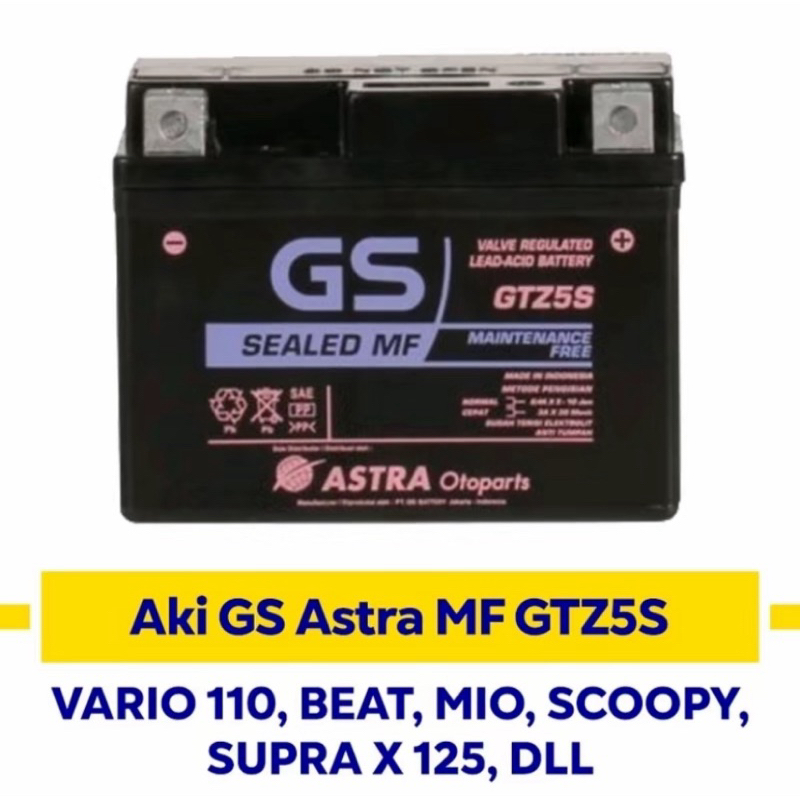 AKI MOTOR HONDA BEAT AKI KERING MF GTZ5S ACCESSORIES BLADE MOTOR