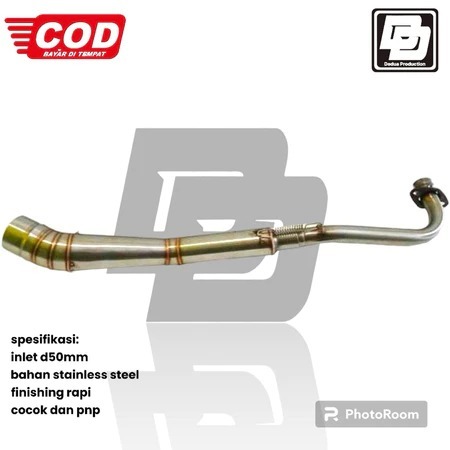 Leher knalpot khusus SupraX 125 karisma dan absolute Revo d50