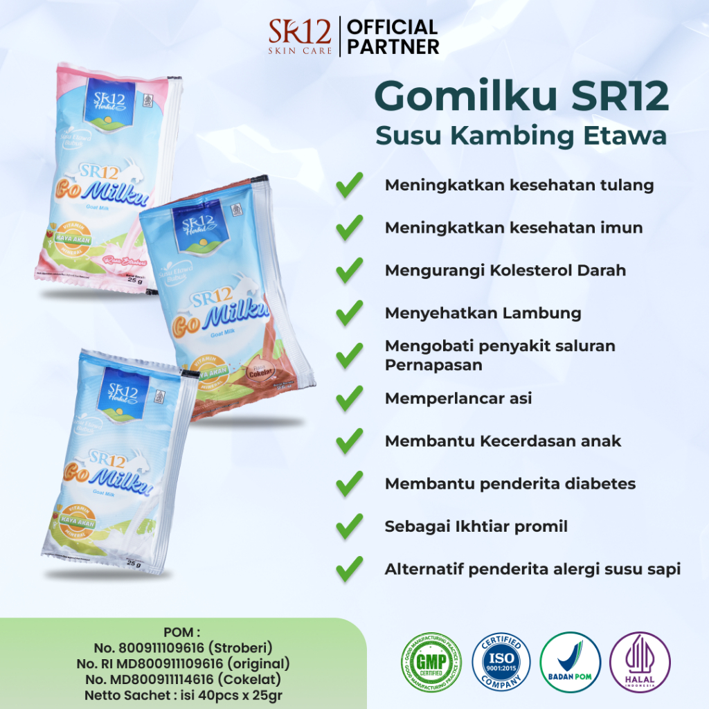 

SUSU GOMILKU VARIAN SACHET / BISA UNTUK ANAK-ANAK DAN DEWASA / ADA RASA ORI, COKLAT, STRAWBERRY