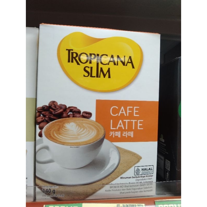 

TROP SLIM COFE LATTE 10X14 GR