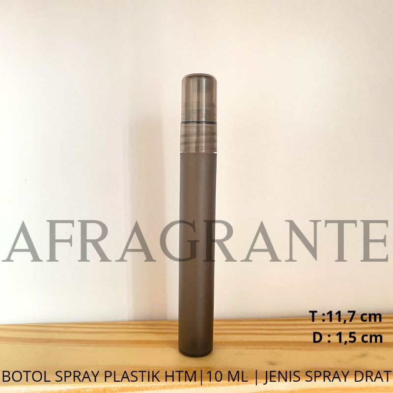 botol parfum spray plastik 10 ml hitam drat/ botol travel size 10 ml/ botol parfum mini/ botol parfu
