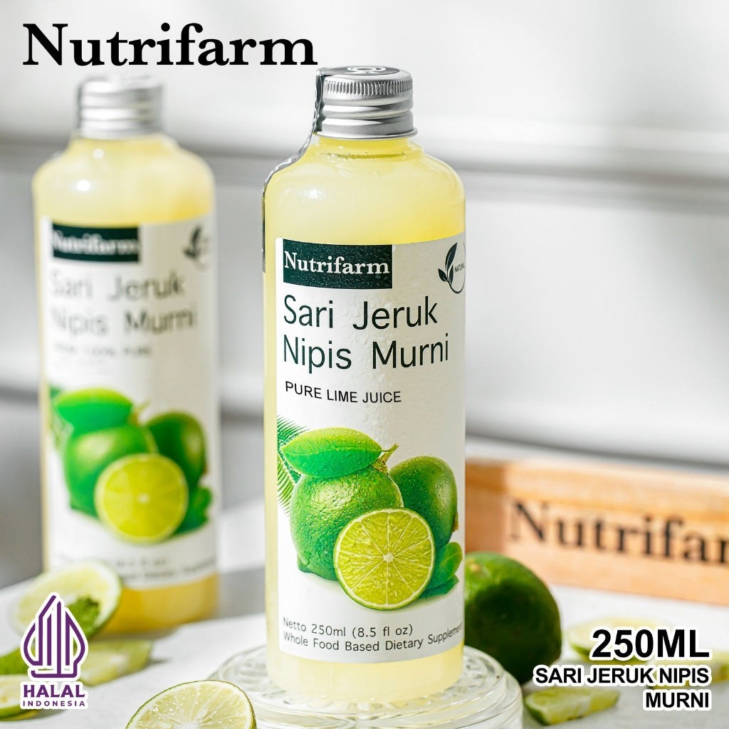 

NUTRIFARM SARI JERUK NIPIS 250ML MURNI ASLI 100% PERAS GELAS PANORAMA / AIR JERUK NIPIS MURNI ASLI 100% / LIME JUICE MURNI JUS