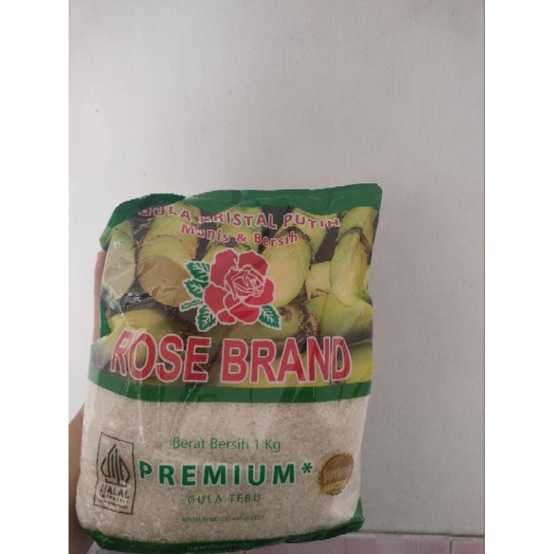 

gula rose brand 1 kg | gula pasir rose brand hijau 1 kg