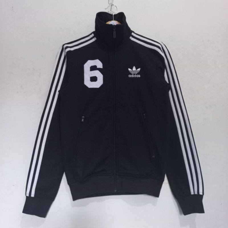 tracktop adidas kaiser of newyork hitam lis putih