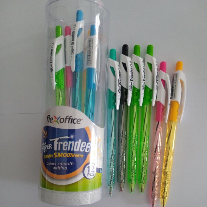 

Pena FlexOffice Super smooth writing warna warni /Pena Cetek