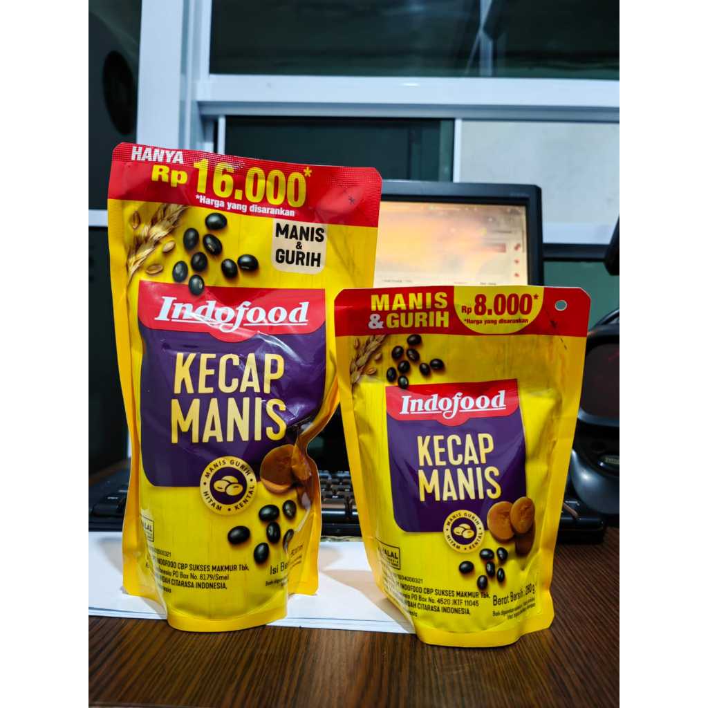 

Kecap indofood manis 520ml & 280g