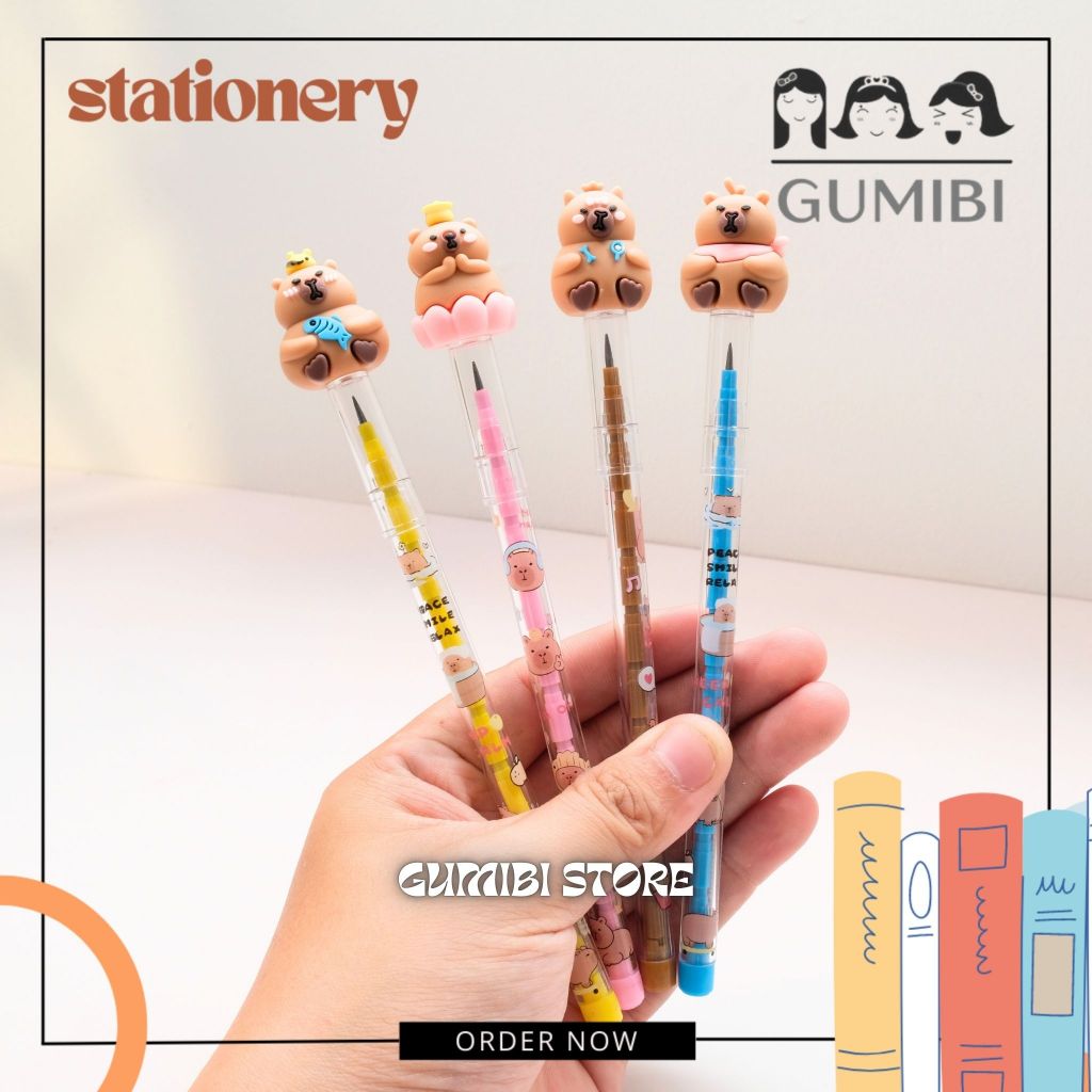 

PENSIL SUSUN PELURU BENSIA LANTU CAPYBARA PENSIL SUSUN CAPPYBARA KAPIBARA CAPYBARA PENSIL SAMBUNG CAPYBARA LUCU TERMURAH