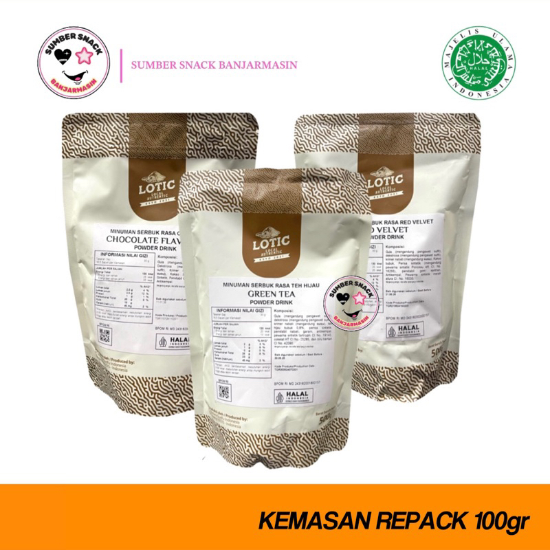

Lotic Powder Drink (Repack 100g) (17 Varian Rasa)