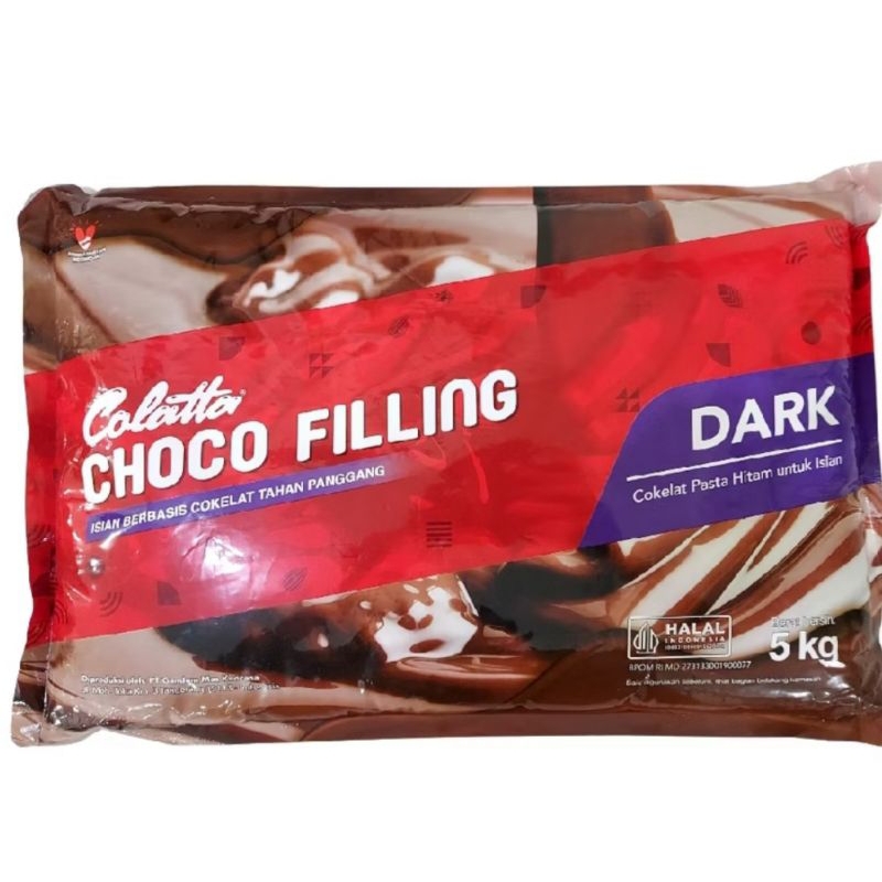 

Collata Pasta Filling Coklat kemasan asli 5kg