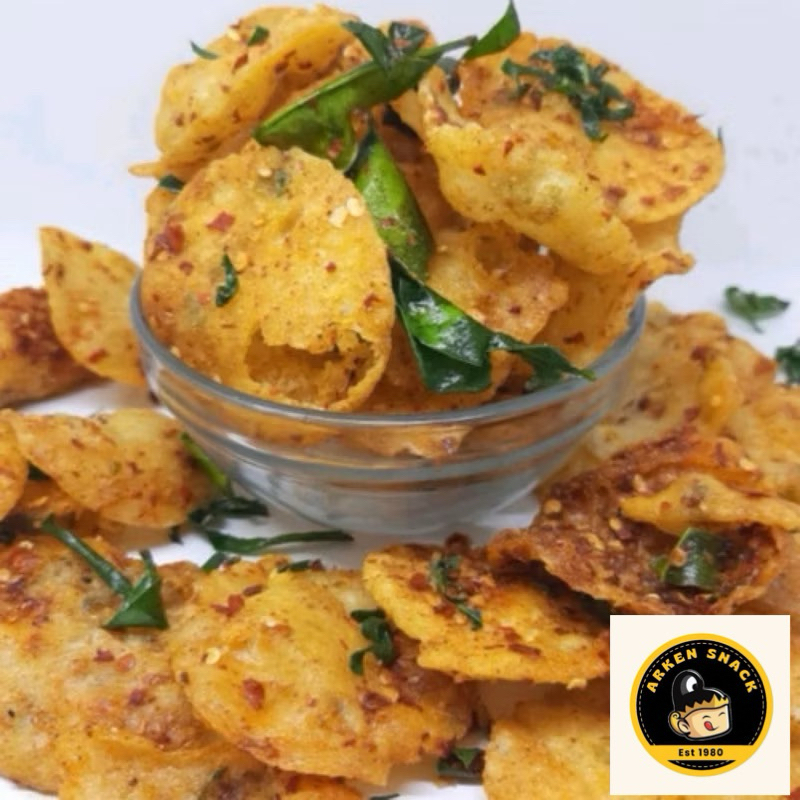 

KERIPIK CIRENG DAUN JERUK 1 KG (MOLRING DAUN JERUK)