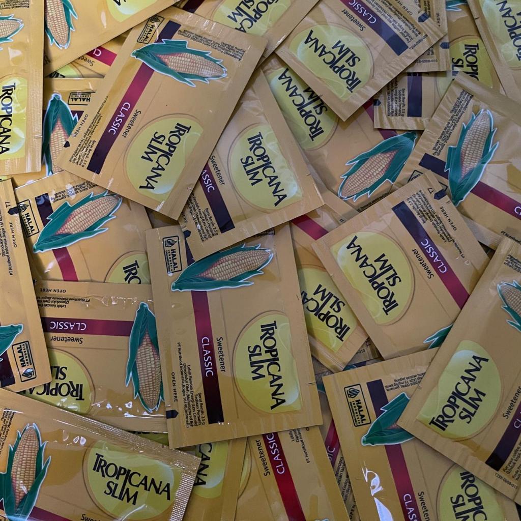 

Tropicana Slim Sweetener Classic dan Diabtx Kemasan Sachet - Pemanis untuk Bantu Batasi Gula