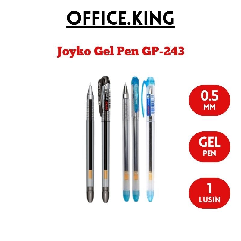 

Joyko Gel Pen GP-243 Whiz Gel Pulpen Ballpoint Bolpen