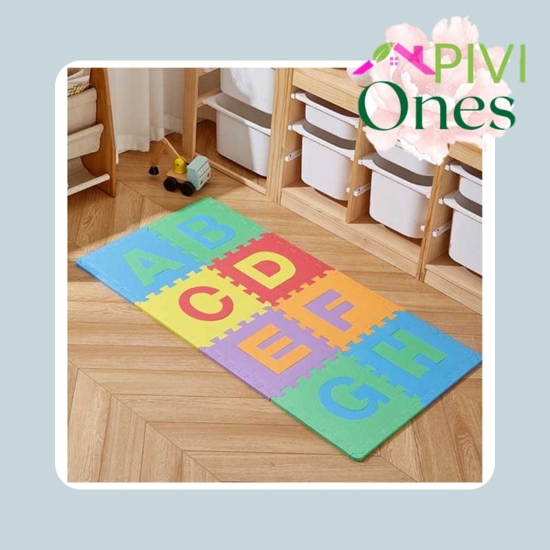 Bonbox Samono Karpet Puzzle BMP60 Huruf ABC Mainan Anak Matras Puzzle Lantai Gambar