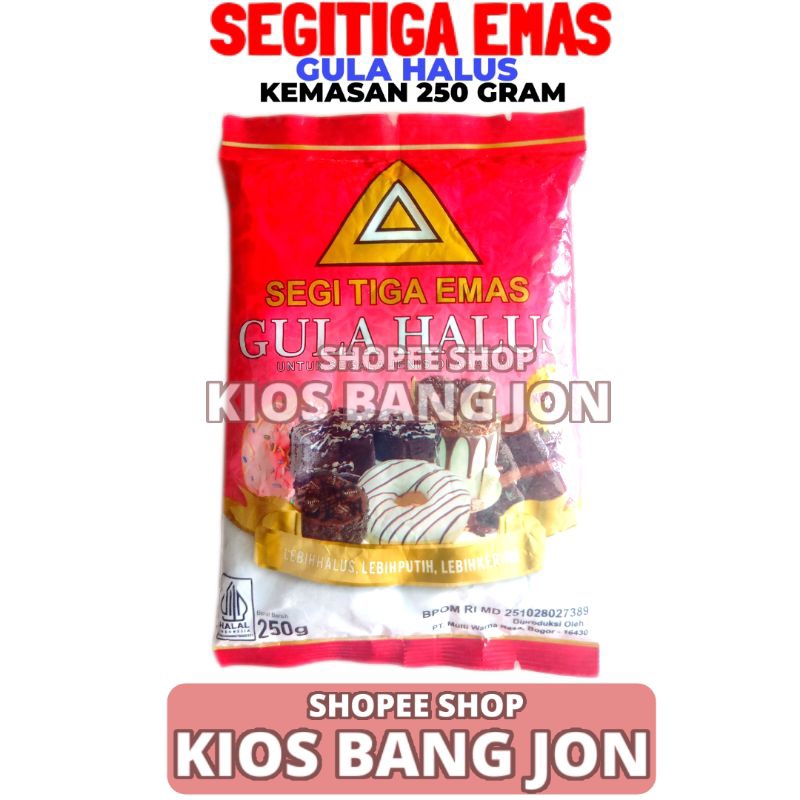 

Segitiga Emas Gula Halus 250 GR