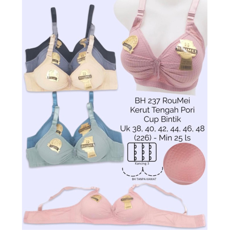 BH SUPER JUMBO DARI UKURAN 38 SAMPAI 48 BUSA STANDAR TANPA KAWAT KAIT 3 SUPER NYAMAN DIPAKAI MOTIF P