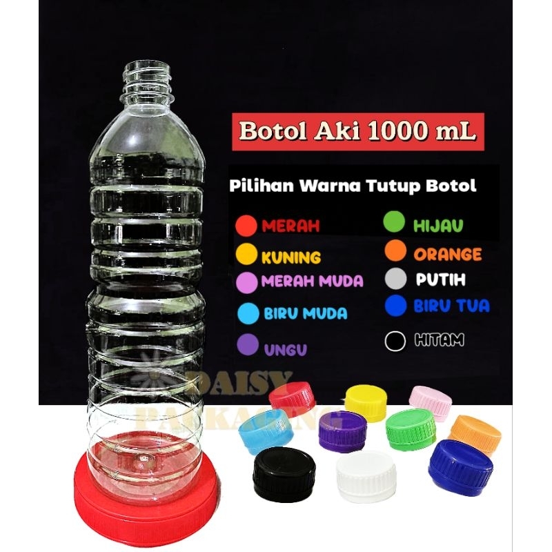 botol plastik Aki 1000 ml / botol air minum kemasan 1000 ml