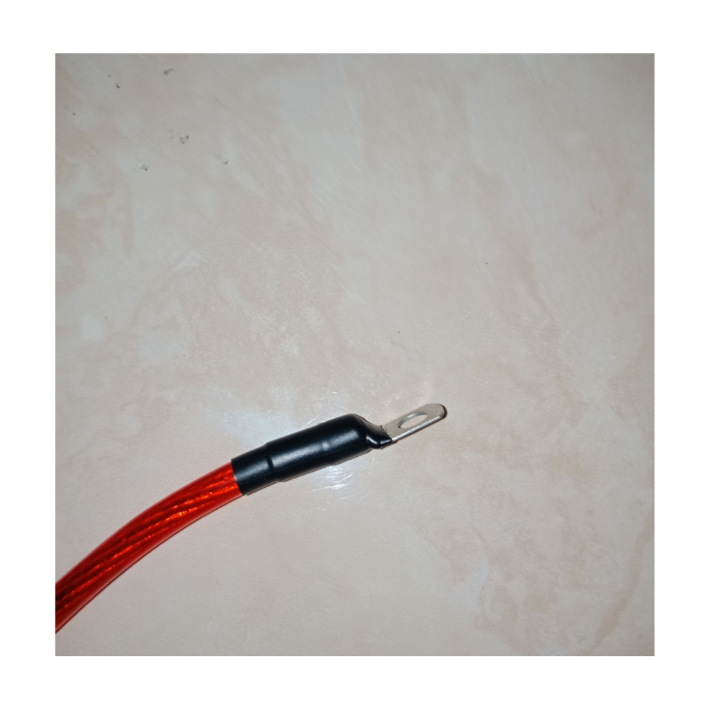 Kabel 8 AWG Plus 2 Skun Kabel Negatif Kabel Massa Kabel Grounding 8 AWG Kabel 8AWG